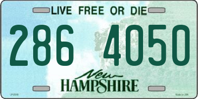 NH license plate 2864050