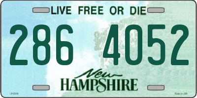 NH license plate 2864052