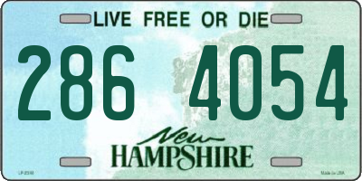 NH license plate 2864054
