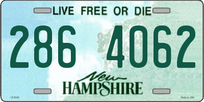 NH license plate 2864062