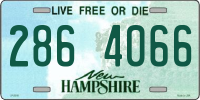 NH license plate 2864066