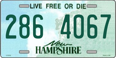 NH license plate 2864067