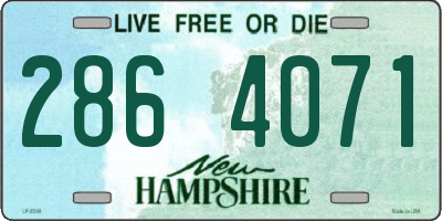 NH license plate 2864071