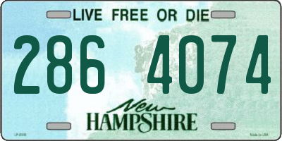 NH license plate 2864074