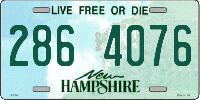 NH license plate 2864076