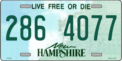 NH license plate 2864077