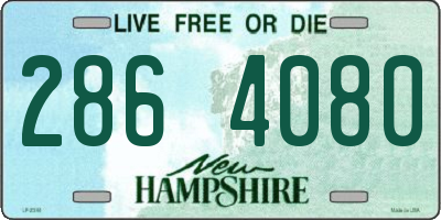 NH license plate 2864080