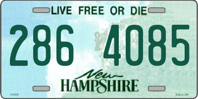 NH license plate 2864085