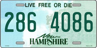 NH license plate 2864086
