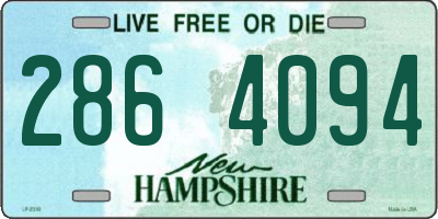 NH license plate 2864094