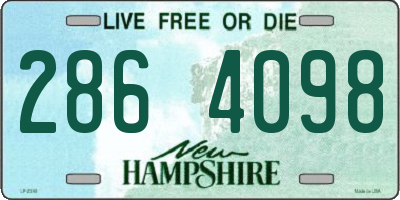 NH license plate 2864098