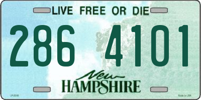 NH license plate 2864101