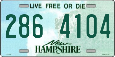 NH license plate 2864104