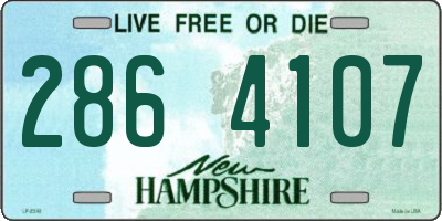 NH license plate 2864107