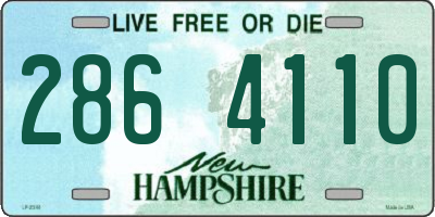 NH license plate 2864110