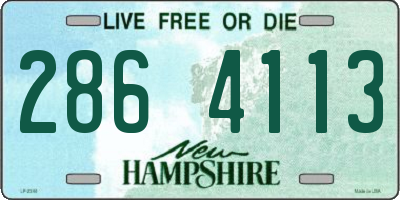 NH license plate 2864113