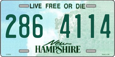 NH license plate 2864114