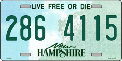 NH license plate 2864115