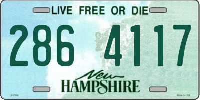 NH license plate 2864117