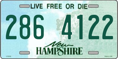 NH license plate 2864122