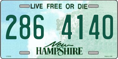 NH license plate 2864140