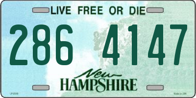 NH license plate 2864147