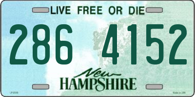 NH license plate 2864152