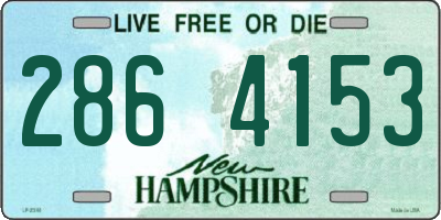NH license plate 2864153
