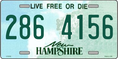 NH license plate 2864156