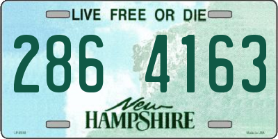 NH license plate 2864163