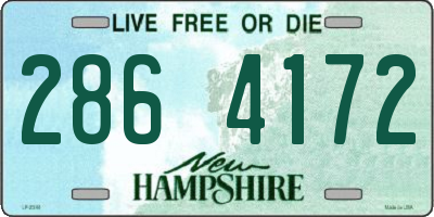 NH license plate 2864172