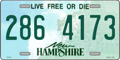 NH license plate 2864173
