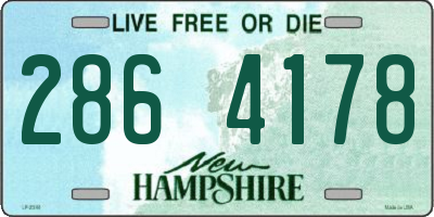 NH license plate 2864178