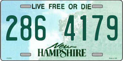 NH license plate 2864179