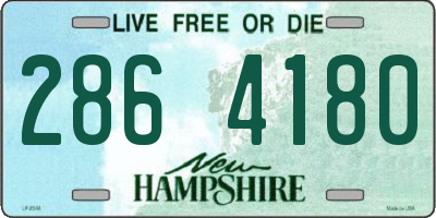 NH license plate 2864180