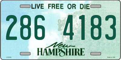 NH license plate 2864183