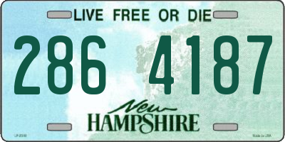 NH license plate 2864187