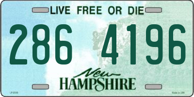 NH license plate 2864196