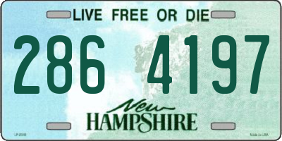 NH license plate 2864197
