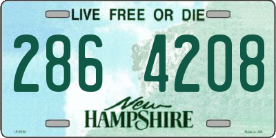 NH license plate 2864208