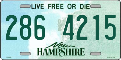 NH license plate 2864215