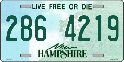 NH license plate 2864219