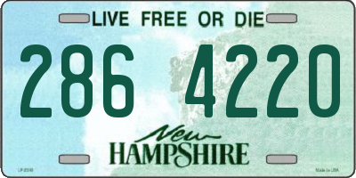 NH license plate 2864220