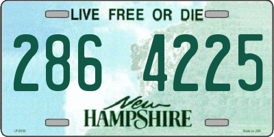 NH license plate 2864225
