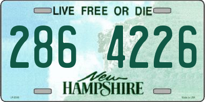 NH license plate 2864226