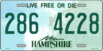 NH license plate 2864228