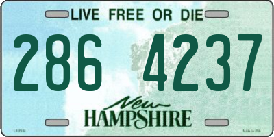 NH license plate 2864237