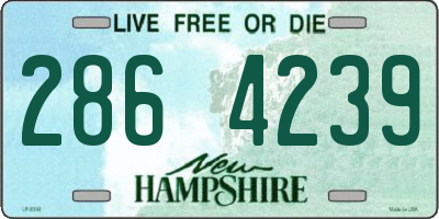 NH license plate 2864239