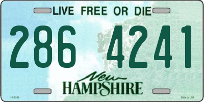 NH license plate 2864241