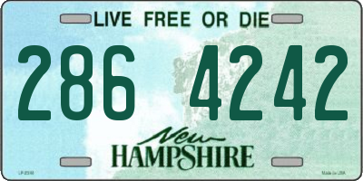 NH license plate 2864242